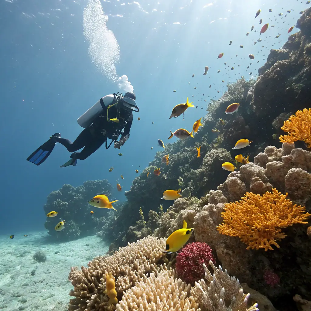 Scuba Diving in the Great Barrier Reef