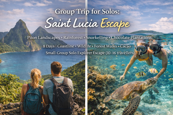 St Lucia Solo Group Trip -Women’s Wellness Escape - November 2026 Departure
