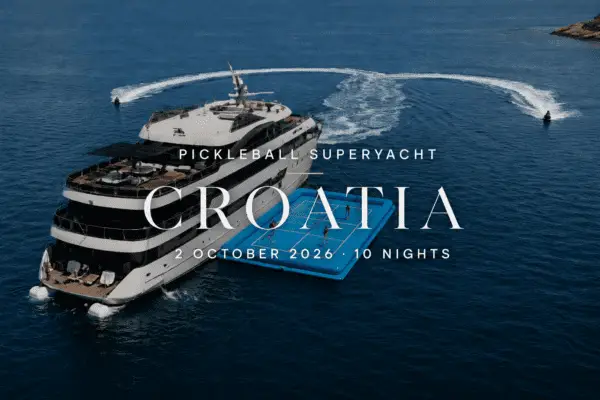 Croatia Pickleball Trip - Luxury Superyacht (Mixed Group) October 2026