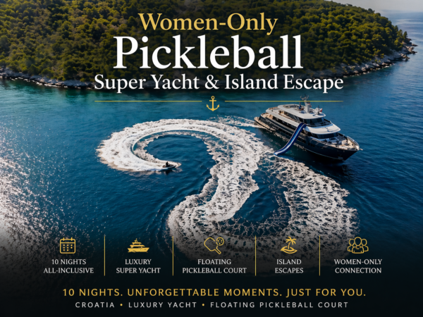 Croatia Pickleball Trip Women Only- Super Yacht October 2026