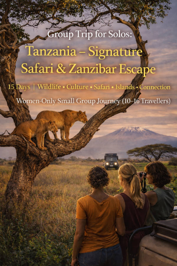 Group Trip for Solo Women: Safari Escape - October 2026 Departure