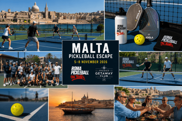 Roma Pickleball Malta Escape - 5–8 November 2026