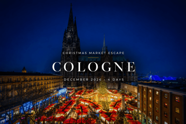 Cologne Christmas Market Solo Escape 3–6 December 2026